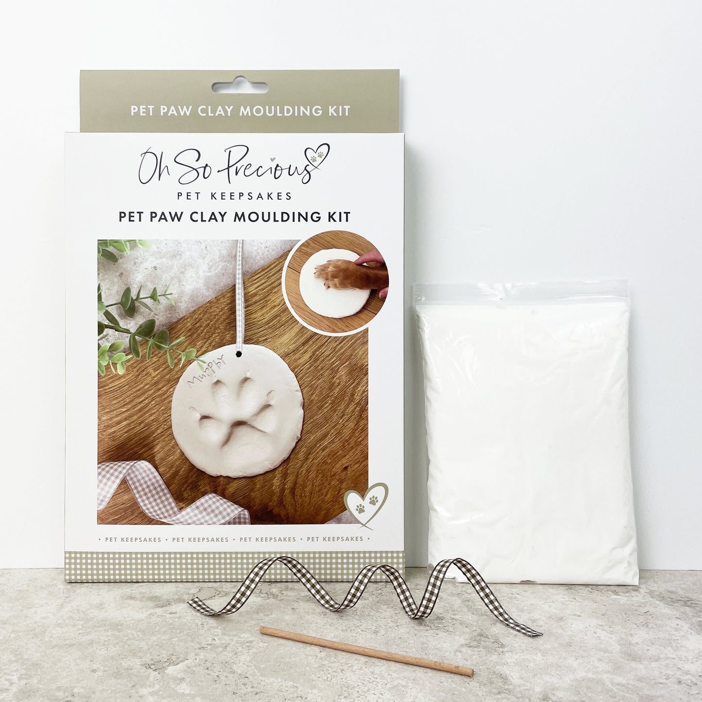 Clay Pet Paw Impression Moulding Kit