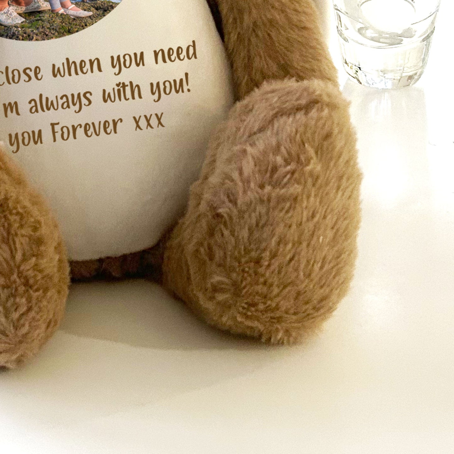 Personalised Photo Comfort Keepsake Bunny - Brown