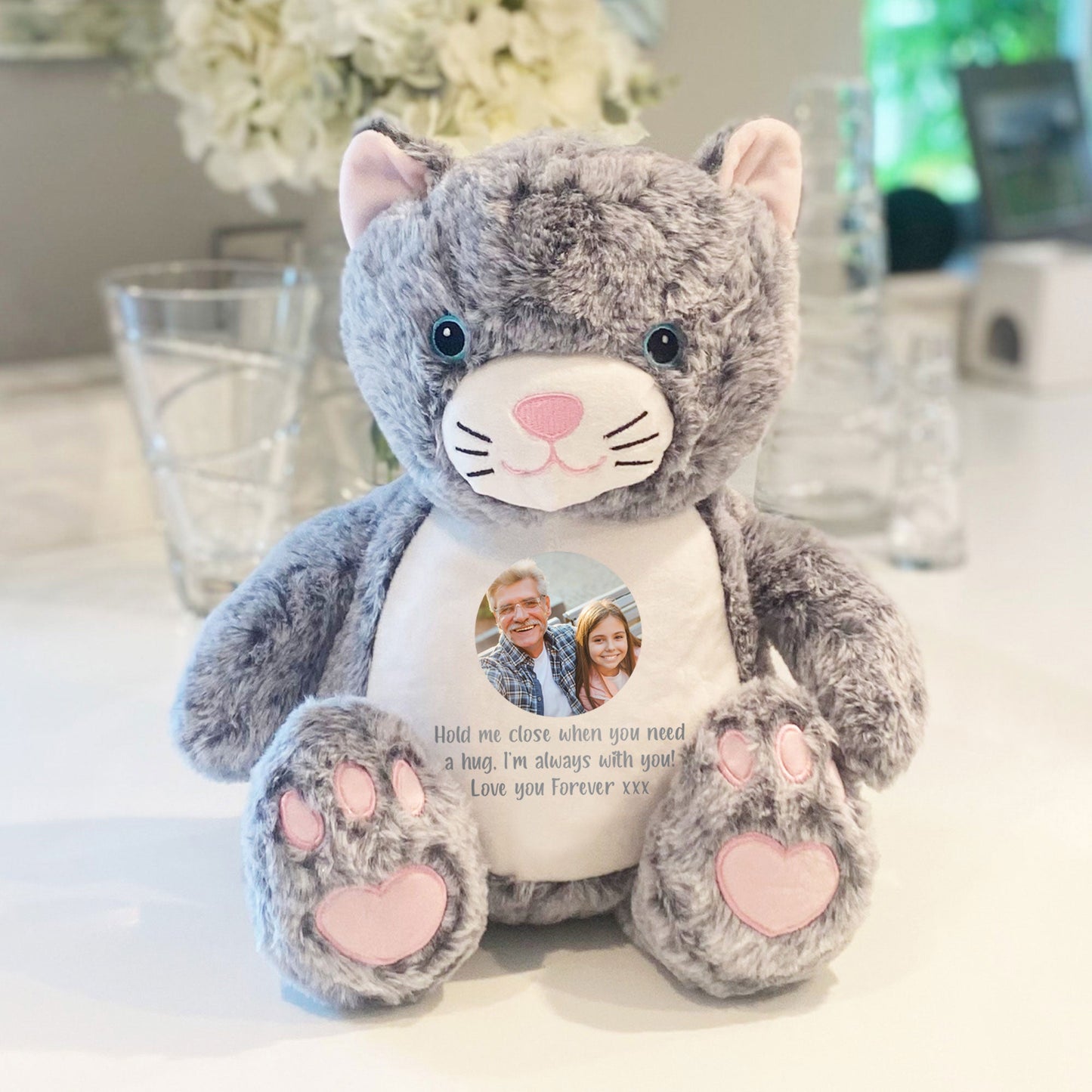 Personalised Photo Ashes Keepsake Memory Cat