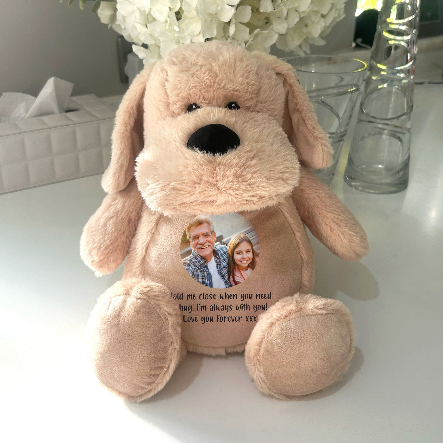 Personalised Photo Record-A-Voice Keepsake Memory Dog