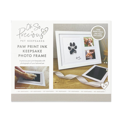 Paw Print Ink Keepsake Photo Frame Kit