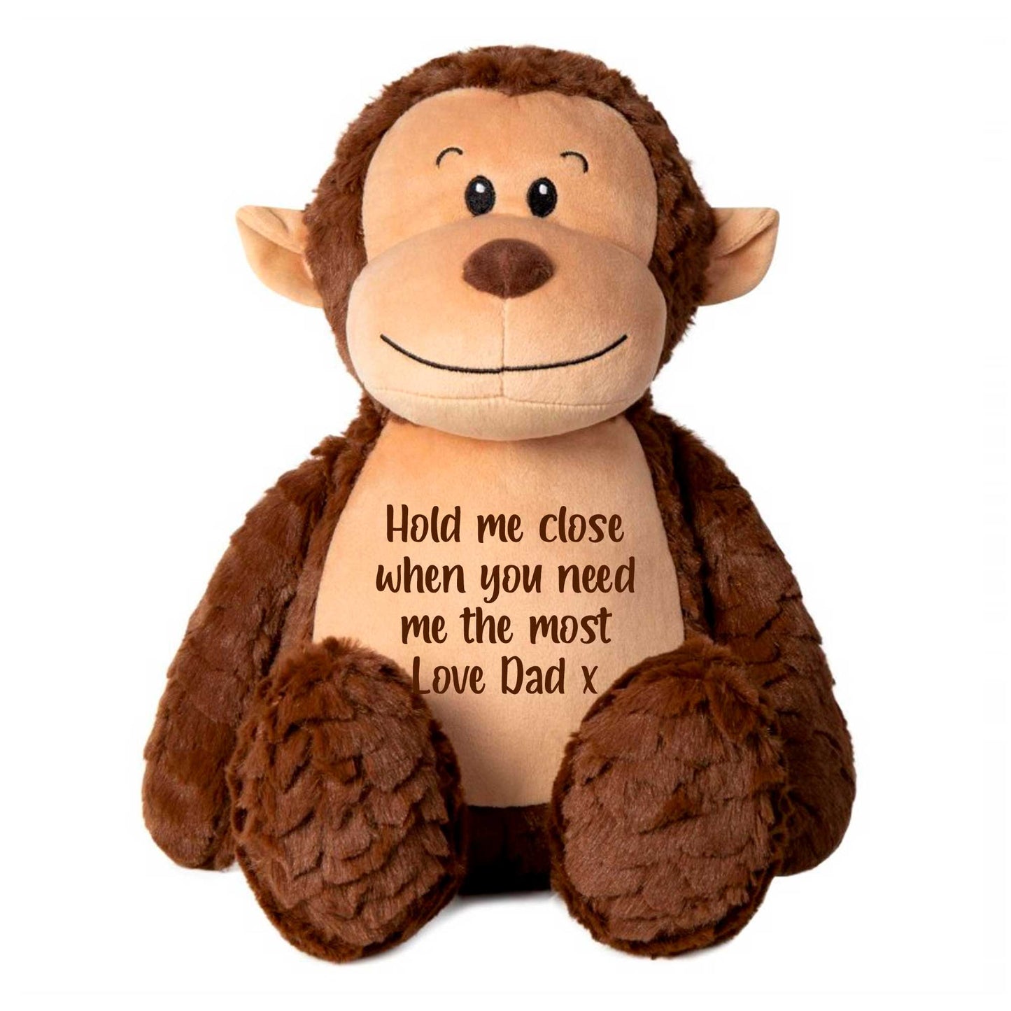 Personalised Ashes Keepsake Memory Monkey