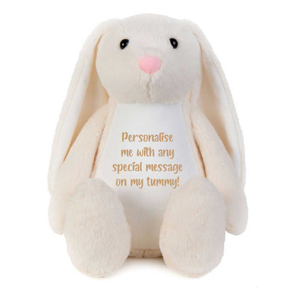 Personalised Record-A-Voice Keepsake Memory Bunny - Cream