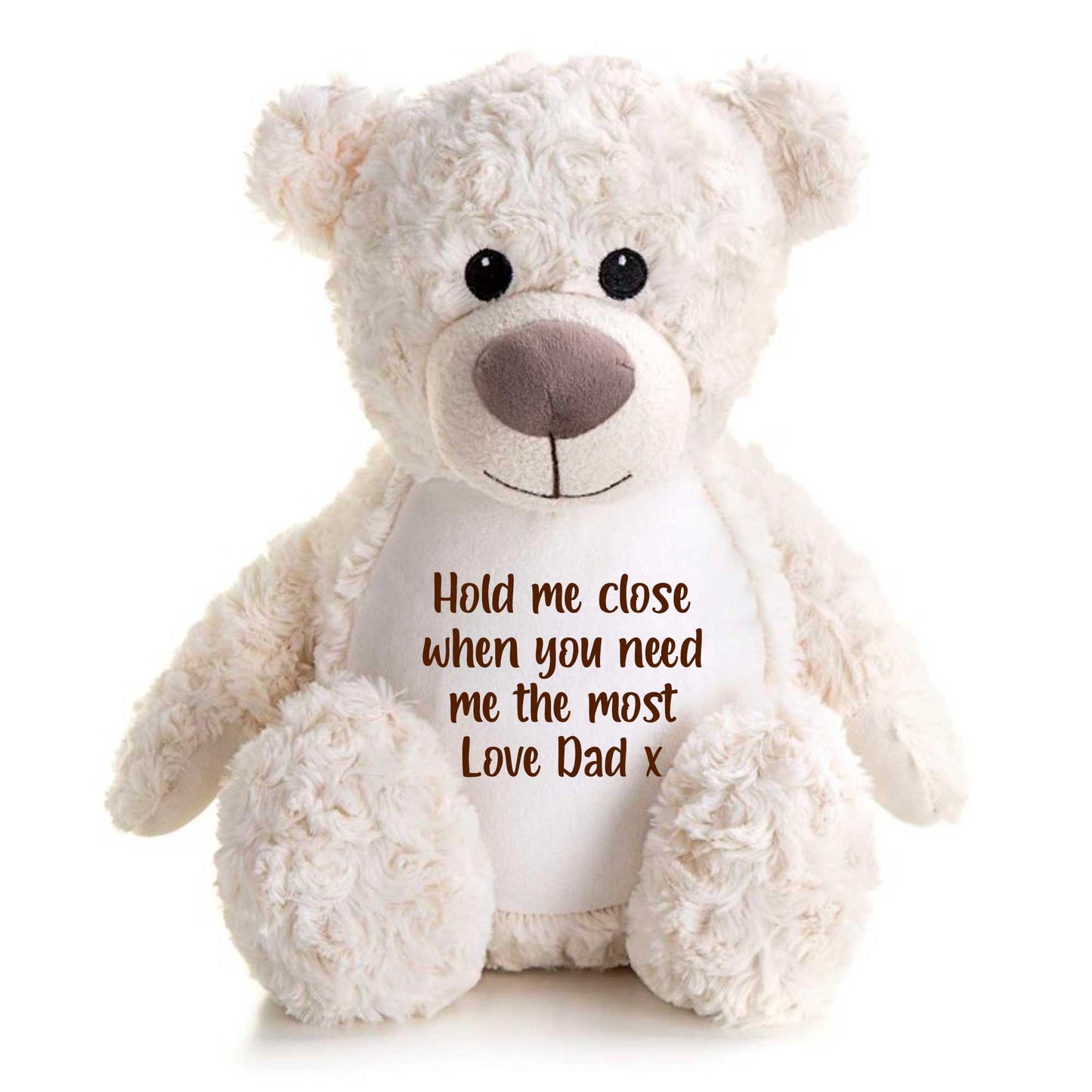 Personalised Ashes Keepsake Memory Bear - Cream