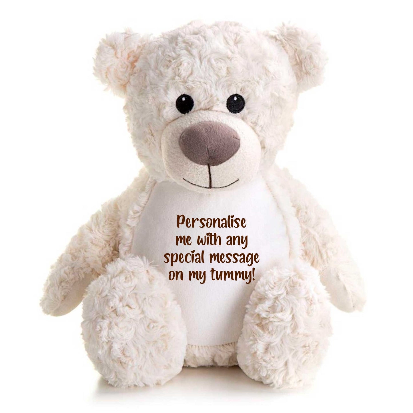 Personalised Ashes Keepsake Memory Bear - Cream