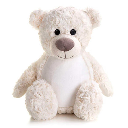 Personalised Ashes Keepsake Memory Bear - Cream