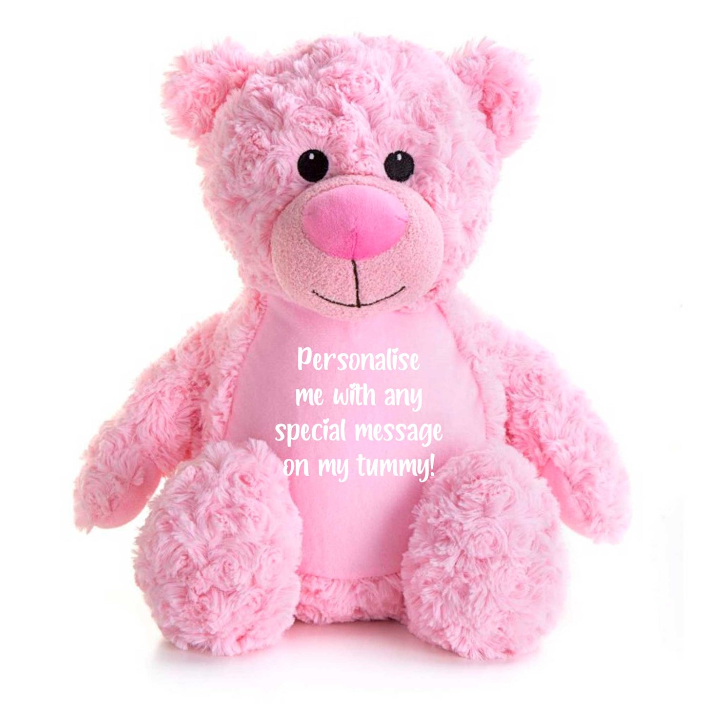 Personalised Ashes Keepsake Memory Bear - Pink