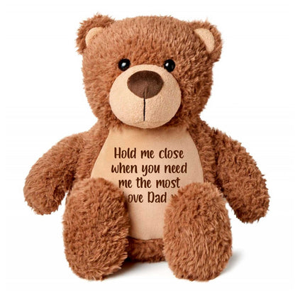 Personalised Ashes Keepsake Memory Bear - Brown