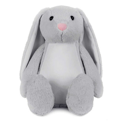 Personalised Record-A-Voice Keepsake Memory Bunny - Grey