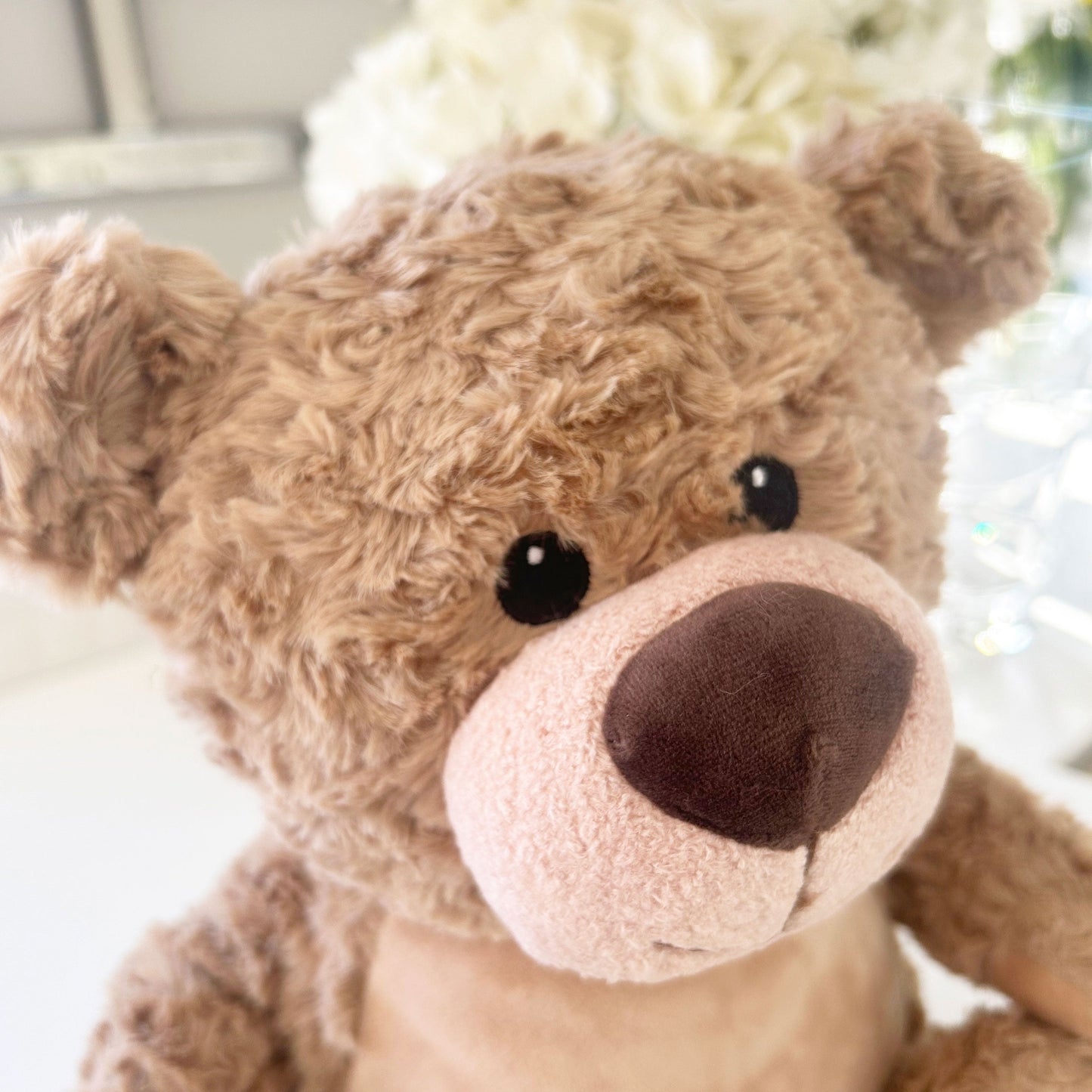 Personalised Photo Ashes Keepsake Memory Bear - Light Brown