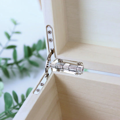 Personalised Name & Initial New Baby White Wooden Keepsake Memory Box - 3 Sizes (22cm | 27cm | 30cm)