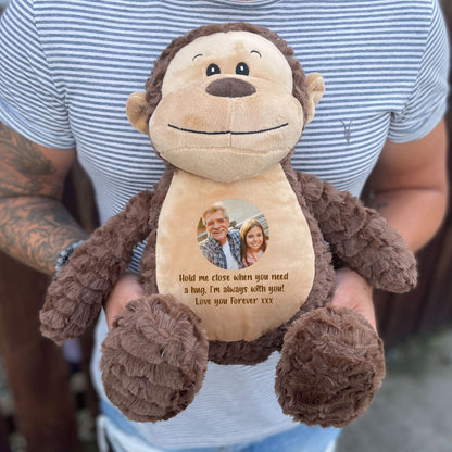 Personalised Photo Ashes Keepsake Memory Monkey