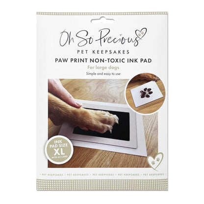 Pet Safe Non-toxic Paw Print Ink Pad Kit for Larger Paws