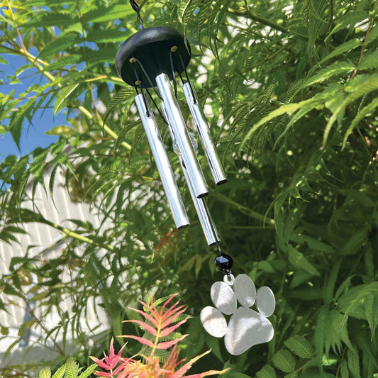 Paw Print Wind Chime