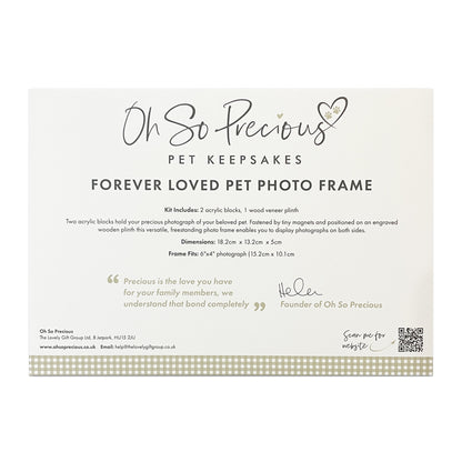 Forever Loved Pet Photo Frame