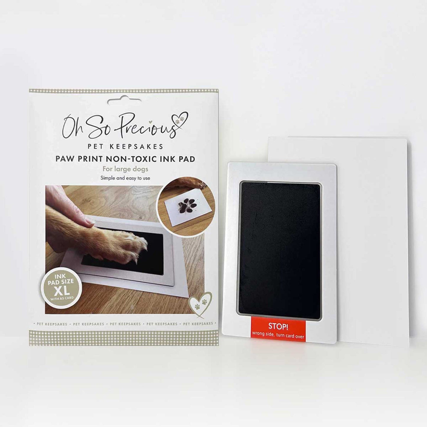 Pet Safe Non-toxic Paw Print Ink Pad Kit