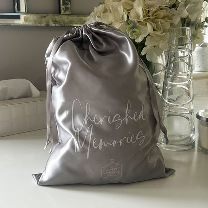 Personalised Ashes Keepsake Memory Bunny - Grey