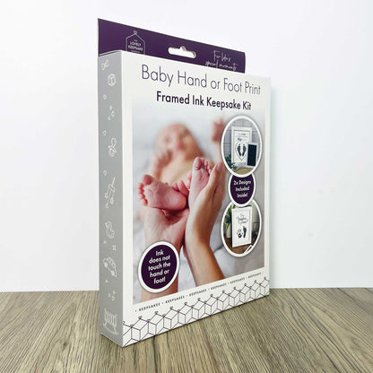 Baby Hand or Foot Print Framed Ink Keepsake Kit - 2 Designs