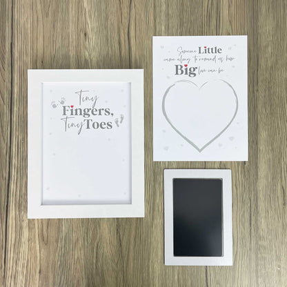 Baby Hand or Foot Print Framed Ink Keepsake Kit - 2 Designs