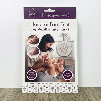 Baby Hand or Foot Print Clay Moulding Kit