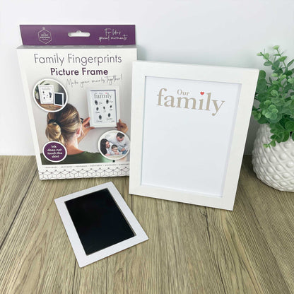 Family Fingerprints Picture Frame