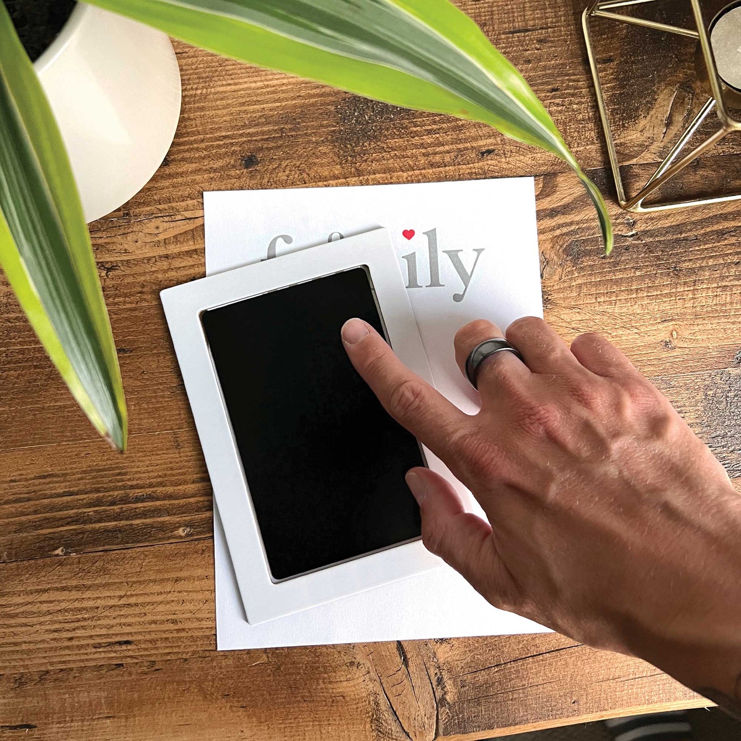 Family Fingerprints Picture Frame