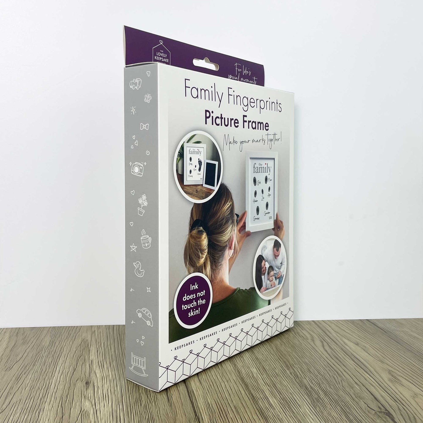 Family Fingerprints Picture Frame
