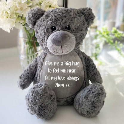 Personalised Message Comfort Bear