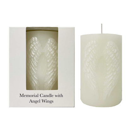 3D Guardian Angel wings Candle