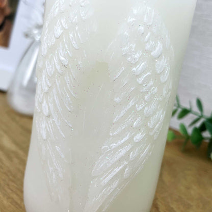 3D Guardian Angel wings Candle